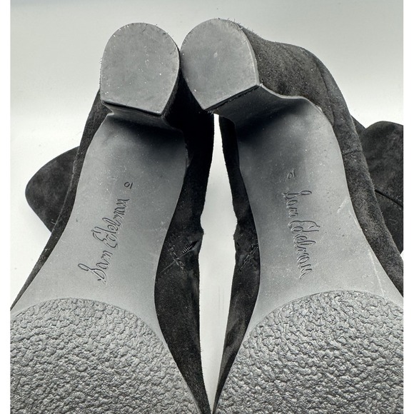Sam Edelman Ankle Bootie's Womens Sianna Suede Black Size 10 M - Picture 5 of 14